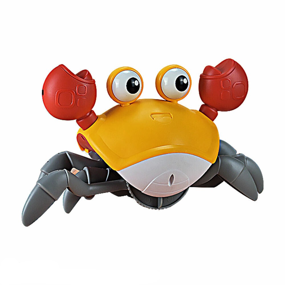 Jouet Pour Bébé Crabe Rampant, évitement Automatique Des Obstacles